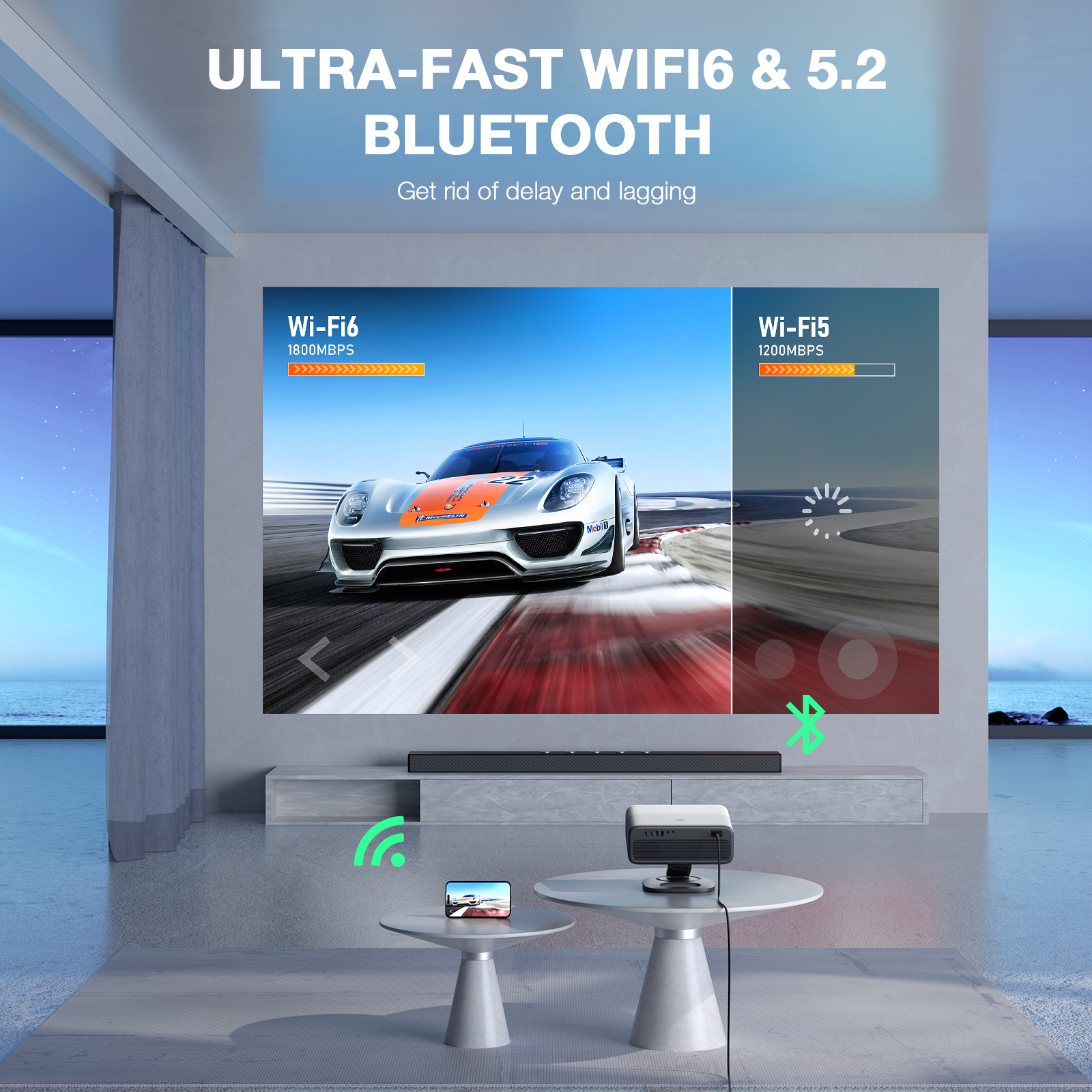 AuKing Smart Projector H10